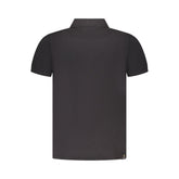 Accademia Militare Black Cotton Polo Shirt